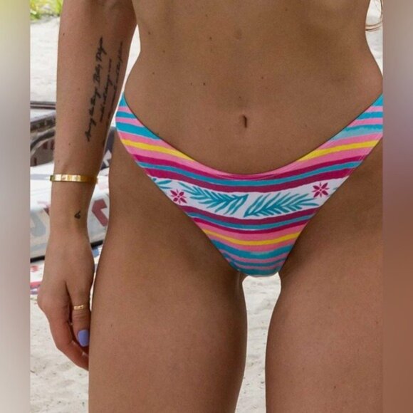 NEW! Kenny Flowers Mayakoba Underwire Bikini Top and Bottom Set SZ M - Picture 3 of 16